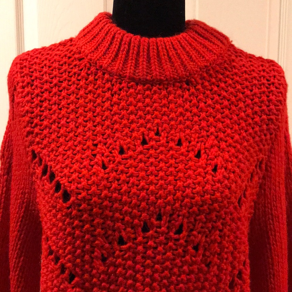 H&M Red Wool Sweater - Picture 2 of 5